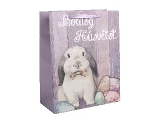 Papírtasak lila nyuszi1823