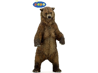 Papo grizzly medve figura