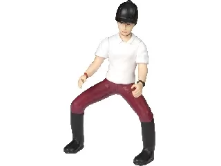 Papo lovagló kislány