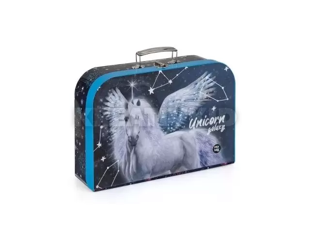 Pegazus: Tárolóbőrönd unikornis mintával, A4