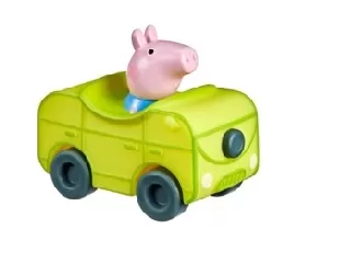 Peppa pici jármű Rebeka sárga autóban