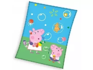Peppa malac: Korall takaró - 130 x 170 cm
