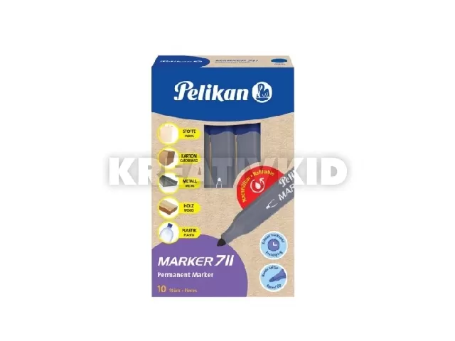 Permanent Marker 711, kék jelölőfilc