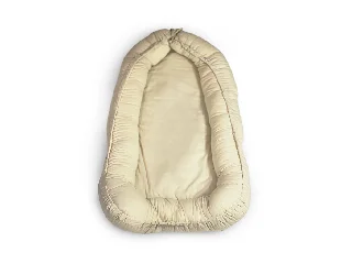 Petite&Mars Babafészek, FEEL SAFE, Light Beige, 90 x 60 cm