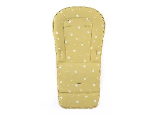 Petite&Mars Etetőszék huzat és tálca, Gusto, Ochra Crowns