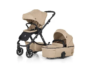 Petite&Mars Kombinált babakocsi, ICON 2in1, Mocha Beige, LITE RWS