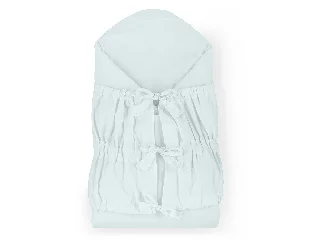 Petite&Mars Megkötős pólya, Nurse tömör kókusz betéttel, Baby Blue, 75x75 cm