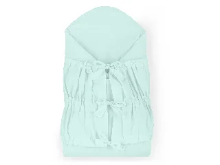 Petite&Mars Megkötős pólya, Nurse tömör kókusz betéttel, Frosted Mint, 75x75 cm