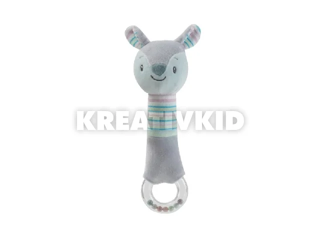 Petite&Mars Sípoló játék csörgővel, mókus, Boby