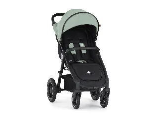 Petite&Mars Sport babakocsi Street2 Air Black + Napfénytető, Iron Green