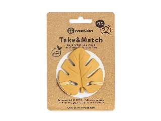 Petite&Mars Szilikon rágóka, Take&Match, Intense Ochre, 0 hó+