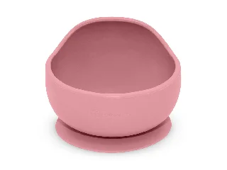 Petite&Mars Szilikon tál tapadókoronggal, Take&Match, Dusty Rose, 6 hó+