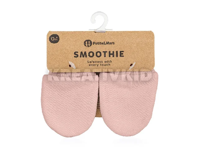Petite&Mars Újszülött kesztyű, Smoothie, Delicate Pink