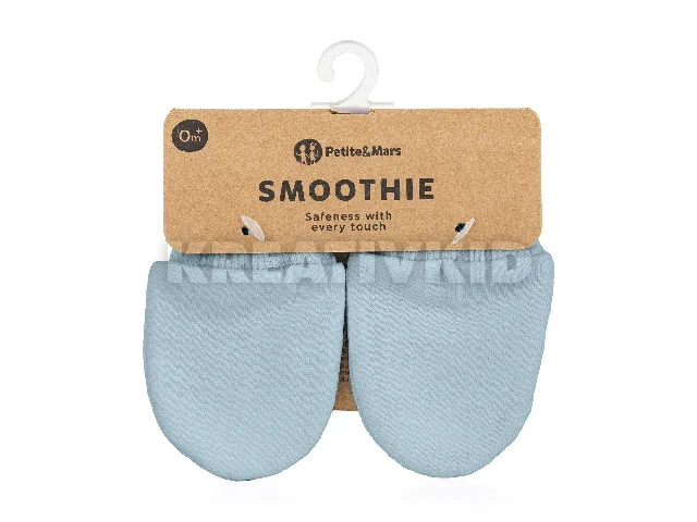 Petite&Mars Újszülött kesztyű, Smoothie, Sky Blue