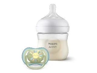 Philips AVENT cumisüveg Natural Response 125ml és Ultra Air 0-6hó játszócumi