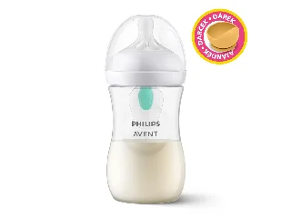 Philips AVENT cumisüveg Natural Response AirFree szeleppel 260ml - most Petite and Mars szilikon tálkával