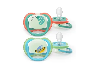 Philips AVENT játszócumi Ultra Air éjszakai kaméleon 6-18hó fiús 2db