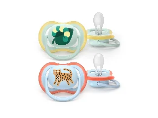 Philips AVENT játszócumi Ultra Air leopárd 0-6hó fiús 2db