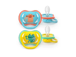 Philips AVENT játszócumi Ultra Air majom 18hó fiús 2db