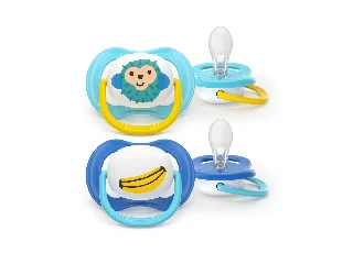 Philips AVENT játszócumi Ultra Air majom 6-18hó fiús 2db