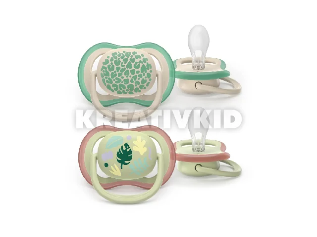 Philips AVENT játszócumi Ultra Air mintás 6-18hó lányos 2db