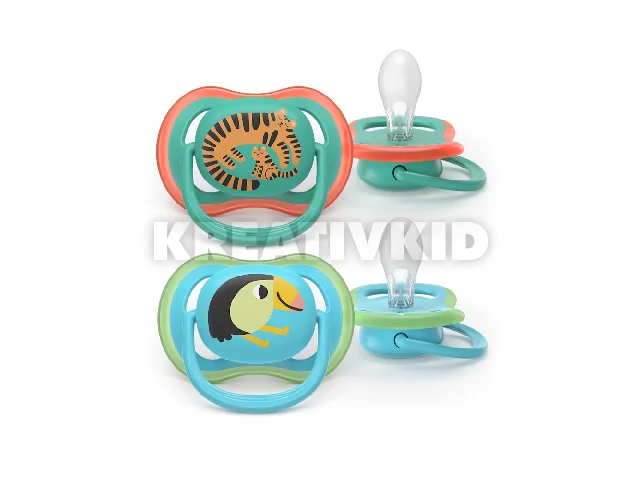 Philips AVENT játszócumi Ultra Air tigris 6-18hó fiús 2db