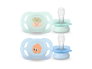 Philips AVENT játszócumi Ultra Start mintás 0-2hó fiús 2db