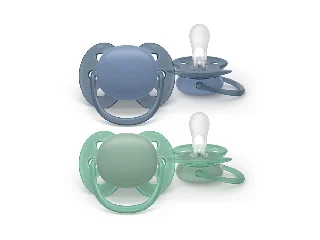 Philips AVENT játszócumi Ultrasoft neutral 0-6hó fiús 2db