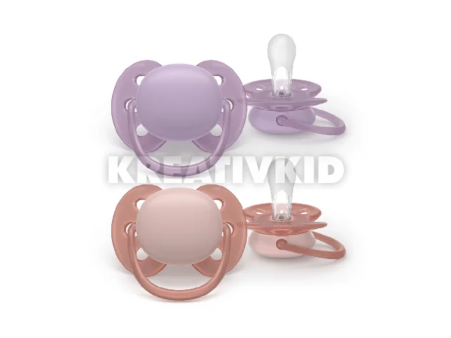 Philips AVENT játszócumi Ultrasoft neutral 0-6hó lányos 2db