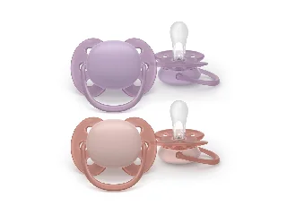 Philips AVENT játszócumi Ultrasoft neutral 0-6hó lányos 2db