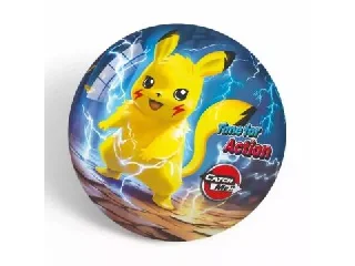 Pikachu mintás gumilabda - 23 cm
