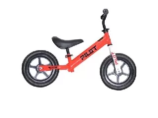 Pilot: Pooni futóbicikli, 12-es méret - piros