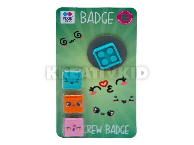 Pixie kitűző fényvisszaverő alátéttel