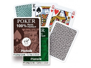 Plasztik póker kártya - 55 lapos