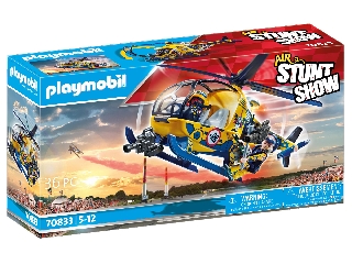 Playmobil Air Stuntshow Helikopter filmforgatáshoz