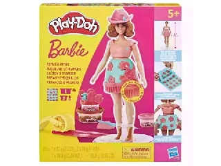 Play-Doh Barbie: Virágok és rojtok divatkészlet - Cowboy
