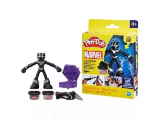 Play-Doh: Marvel figurás gyurmakészlet - Fekete Párduc