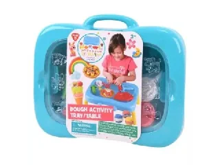 Playgo: Gyurmakészlet asztallá alakítható kofferben