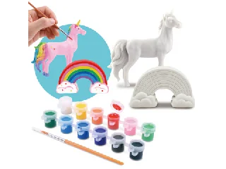 Playgo: Szivárvány és mágikus unikornis műgyanta festés