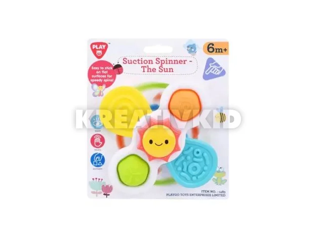 Playgo: Tapadókorongos forgó napocska