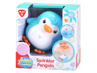 Playgo: Vízspriccelő pingvin fürdőjáték - kék