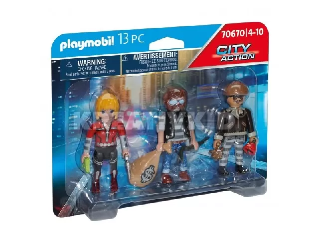 Playmobil: Bűnöző figurák szettben
