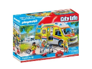 Playmobil City Life 71202 Mentőautó hang- és fényeffekttel