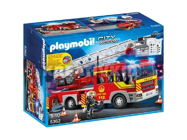 Playmobil Emelőkosaras tűzoltóautó