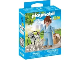 Playmobil: Kékruhás nő dalmatával