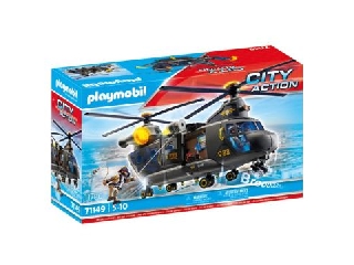 Playmobil: SWAT Mentőhelikopter fénnyel és hanggal 71149