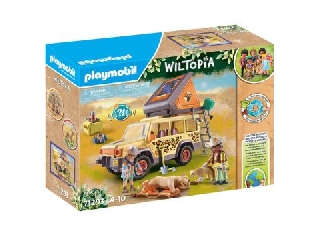 Playmobil Wiltopia: Terepjáróval az oroszlánok között 71293