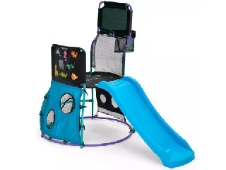 Plum: My First Activity Tower Játszótorony csúszdával és kosárpalánkkal - 260 x 100 x 143 cm