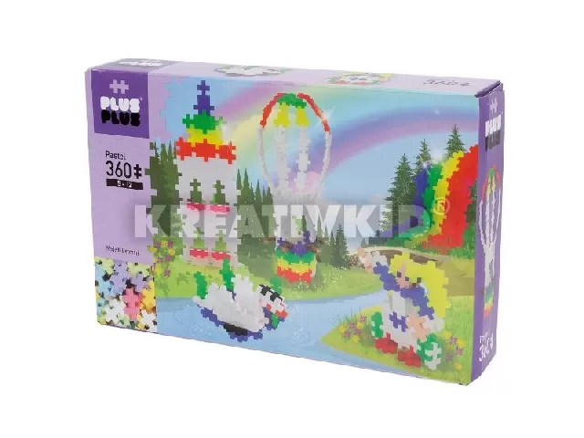 Plus-Plus Pasztell szivárvány hőlégballon /360 db