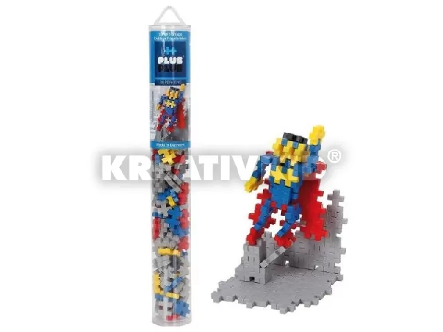 Plus-Plus Szuperhős / 100 db-os henger